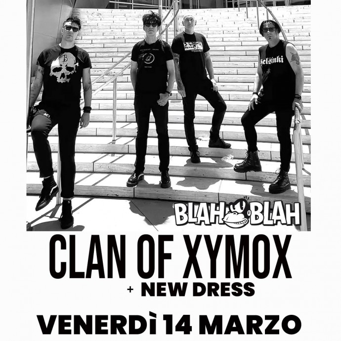 Clan Of Xymox (Nl) + Newdress in concerto allo Spazio211 di Torino venerdì 14 marzo 2025.